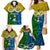 Vanuatu Malampa Province Family Matching Mermaid Dress and Hawaiian Shirt Pig Tusk Mix Maori Pattern and Namele Leaf LT03 - Polynesian Pride