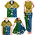 Vanuatu Malampa Province Family Matching Tank Maxi Dress and Hawaiian Shirt Pig Tusk Mix Maori Pattern and Namele Leaf LT03 - Polynesian Pride