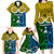Personalised Vanuatu Malampa Province Family Matching Long Sleeve Bodycon Dress and Hawaiian Shirt Pig Tusk Mix Maori Pattern and Namele Leaf LT03 - Polynesian Pride