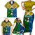 Personalised Vanuatu Malampa Province Family Matching Short Sleeve Bodycon Dress and Hawaiian Shirt Pig Tusk Mix Maori Pattern and Namele Leaf LT03 - Polynesian Pride