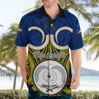 Vanuatu Torba Province Hawaiian Shirt Pig Tusk Mix Maori Pattern and Namele Leaf LT03 - Polynesian Pride