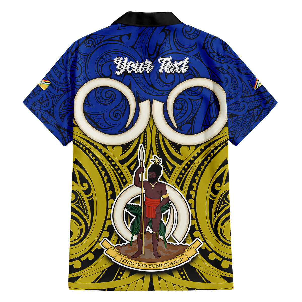 Personalised Vanuatu Torba Province Family Matching Tank Maxi Dress and Hawaiian Shirt Pig Tusk Mix Maori Pattern and Namele Leaf LT03 - Polynesian Pride