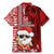 Mele Kalikimaka Hawaii Christmas Family Matching Mermaid Dress and Hawaiian Shirt Santa Claus Kakau Tribal Mix Polynesia Tattoo LT03 - Polynesian Pride