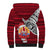 French Polynesia Christmas Sherpa Hoodie Santa Hold Seal with Polynesian Tribal Tattoo LT03 - Polynesian Pride