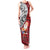 Custom French Polynesia Christmas Tank Maxi Dress Santa Hold Seal with Polynesian Tribal Tattoo LT03 Women Red - Polynesian Pride