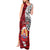 Custom French Polynesia Christmas Tank Maxi Dress Santa Hold Seal with Polynesian Tribal Tattoo LT03 - Polynesian Pride