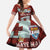 Mate Ma'a Tonga Family Matching Mermaid Dress and Hawaiian Shirt Haʻamonga ʻa Maui and White Dove - Tongan Kupesi Ngatu