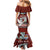 Mate Ma'a Tonga Family Matching Mermaid Dress and Hawaiian Shirt Haʻamonga ʻa Maui and White Dove - Tongan Kupesi Ngatu