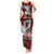 Mate Ma'a Tonga Family Matching Tank Maxi Dress and Hawaiian Shirt Haʻamonga ʻa Maui and White Dove - Tongan Kupesi Ngatu