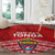 Mate Ma'a Tonga Round Carpet Douple White Dove and Kupesi Ngatu Art Tattoo