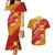 Rotuma Island Couples Matching Mermaid Dress and Hawaiian Shirt Fijian Tapa with Polynesian Art and Hibiscus