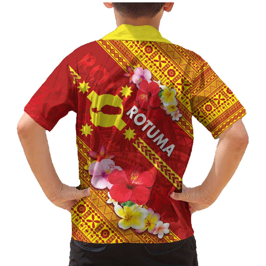 Rotuma Island Family Matching Mermaid Dress and Hawaiian Shirt Fijian Tapa with Polynesian Art and Hibiscus