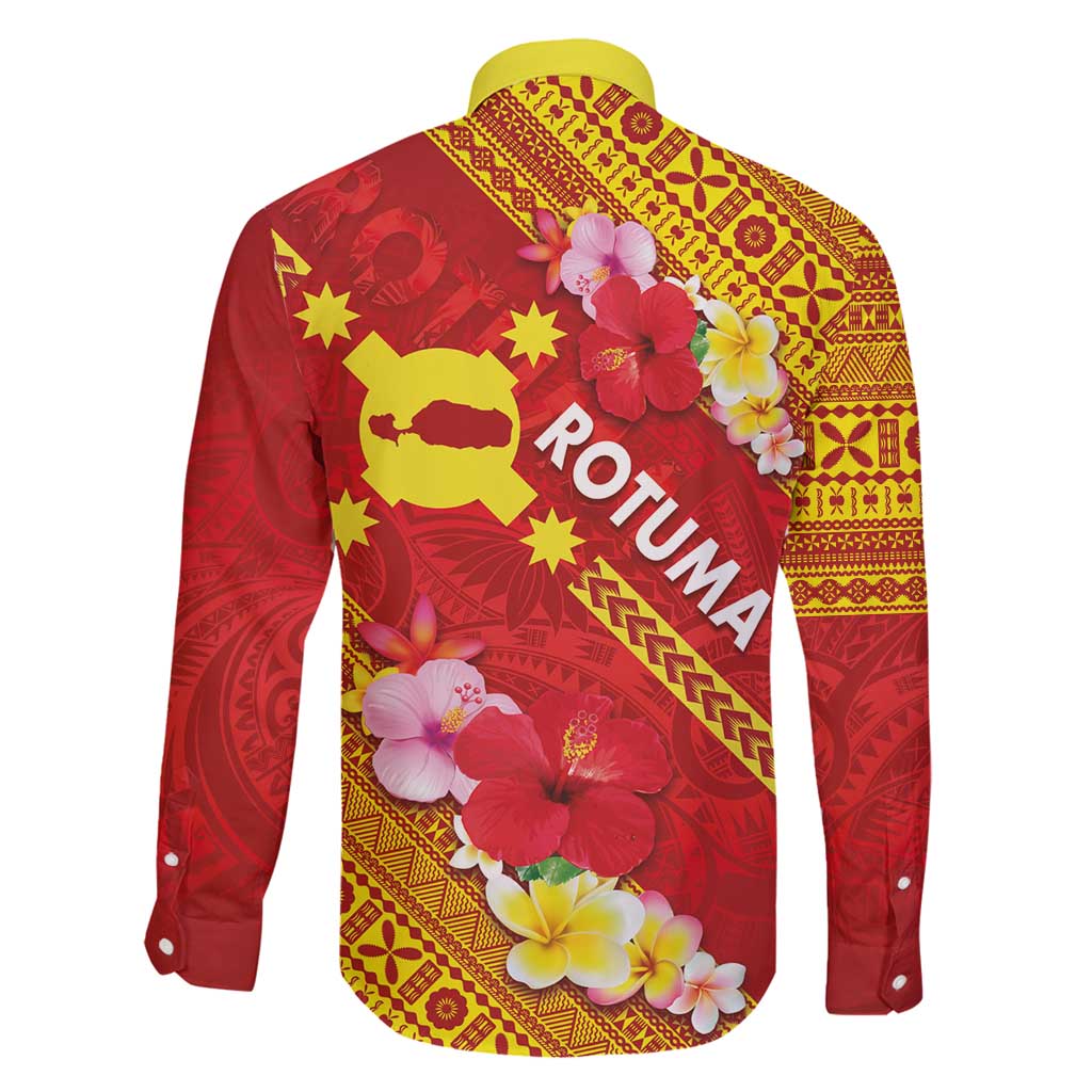 Rotuma Island Family Matching Tank Maxi Dress and Hawaiian Shirt Fijian Tapa with Polynesian Art and Hibiscus