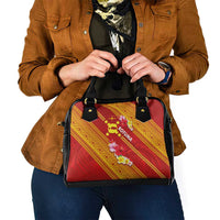 Rotuma Island Shoulder Handbag Fijian Tapa with Polynesian Art and Hibiscus