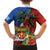 Personalised Fiji and Rotuma Together Family Matching Summer Maxi Dress and Hawaiian Shirt Fjian Masi and Pacific Pattern Mix Culture