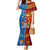 Personalised Fiji and Rotuma Together Family Matching Mermaid Dress and Hawaiian Shirt Tapa and Pacific Art Pattern with Cultural Emblems Half Style