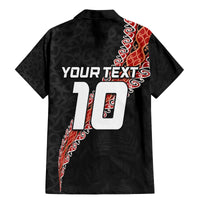 Custom New Zealand Rugby Family Matching Mermaid Dress and Hawaiian Shirt Maori and Silver Fern Half Style