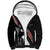 New Zealand Maori Rugby Player Sherpa Hoodie Maori and Silver Fern Half Style