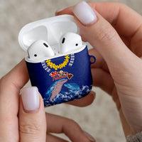 Hawaiian Sea Animals AirPods Case Whales Shark and Turtle Guardians with Tribal Pattern LT03 - Polynesian Pride