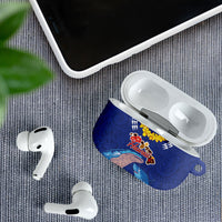 Hawaiian Sea Animals AirPods Case Whales Shark and Turtle Guardians with Tribal Pattern LT03 - Polynesian Pride