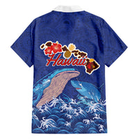 Hawaiian Sea Animals Family Matching Puletasi and Hawaiian Shirt Whales Shark and Turtle Guardians with Tribal Pattern LT03 - Polynesian Pride