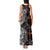 Hawaiian and Japanese Together Tank Maxi Dress Polynesian Triball Tattoo Koi Carps and Sakura
