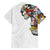 Hawaiian and Japanese Together Family Matching Tank Maxi Dress and Hawaiian Shirt Colorful Traditional Japanese Tattoo and Kakau Pattern White Color