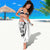 Hawaiian and Japanese Together Sarong Japanese Koi Fish Tattoo and Kakau Pattern White Color
