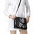 Hawaiian and Japanese Together Shoulder Handbag Japanese Culture and Turtle Kakau Tattoo Black Color