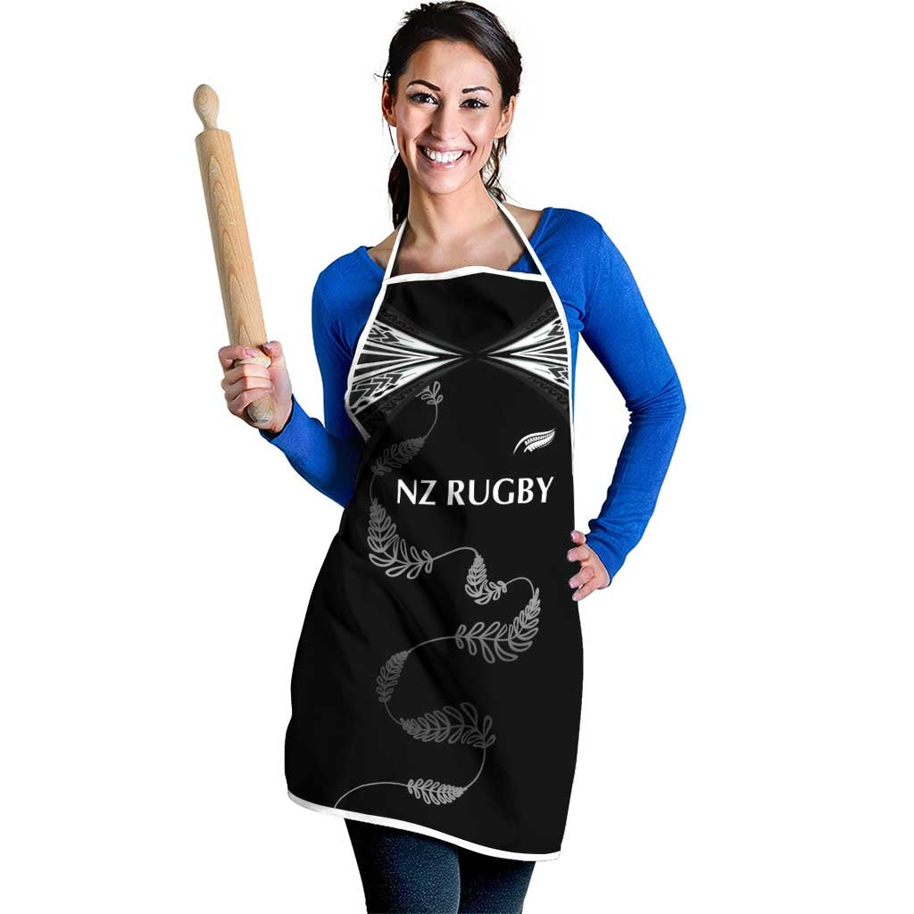 New Zealand Rugby Apron Aotearoa Armour Blacks Silver Ferns - Polynesian Pride