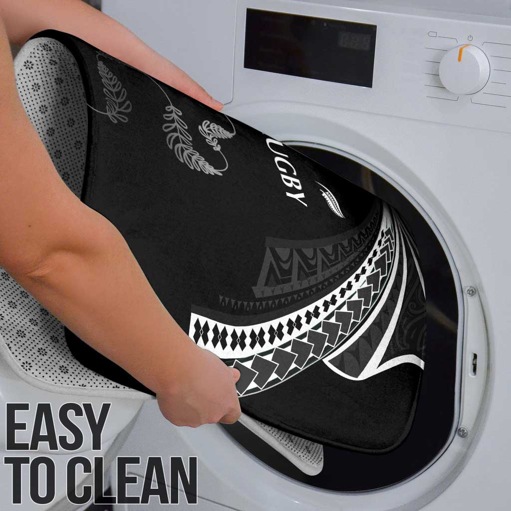 New Zealand Rugby Bathroom Set Aotearoa Armour Blacks Silver Ferns - Polynesian Pride