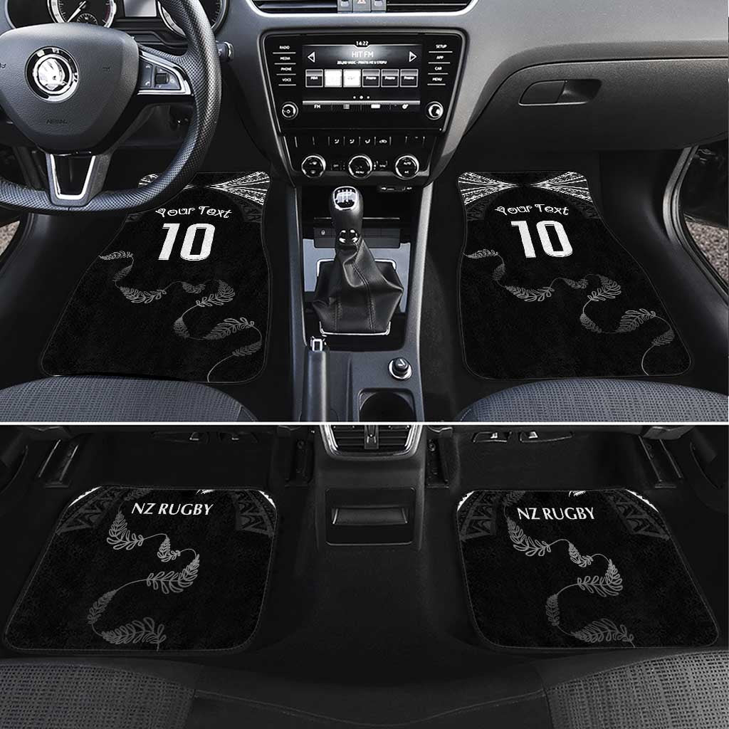 New Zealand Rugby Car Mats Aotearoa Armour Blacks Silver Ferns - Polynesian Pride