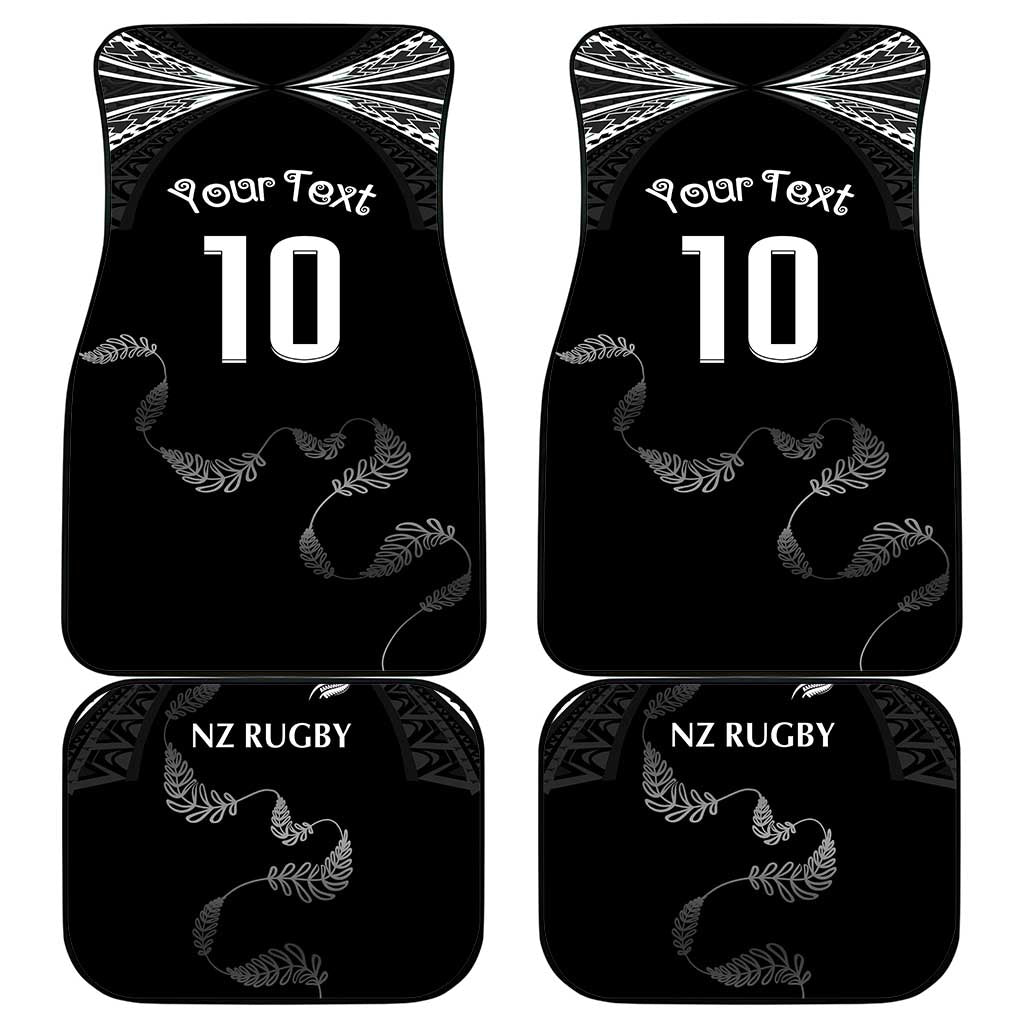 New Zealand Rugby Car Mats Aotearoa Armour Blacks Silver Ferns - Polynesian Pride