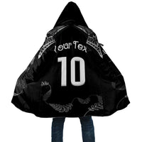 New Zealand Rugby Custom Cloak Aotearoa Armour Blacks Silver Ferns - Polynesian Pride