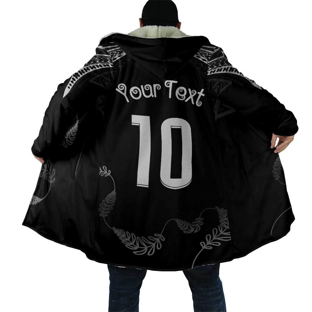 New Zealand Rugby Custom Cloak Aotearoa Armour Blacks Silver Ferns - Polynesian Pride