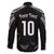 New Zealand Rugby Custom Family Matching Summer Maxi Dress and Hawaiian Shirt Aotearoa Armour Blacks Silver Ferns - Polynesian Pride