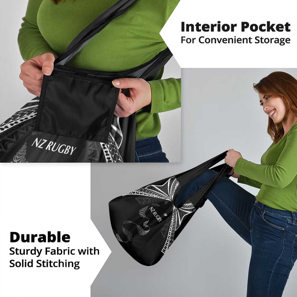 New Zealand Rugby Grocery Bag Aotearoa Armour Blacks Silver Ferns - Polynesian Pride