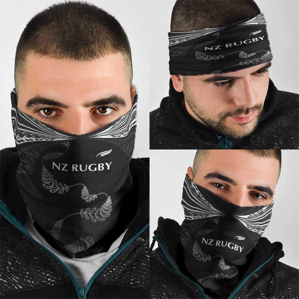 New Zealand Rugby Neck Gaiter Aotearoa Armour Blacks Silver Ferns - Polynesian Pride