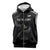 New Zealand Rugby Custom Sleeveless Zip Hoodie Aotearoa Armour Blacks Silver Ferns - Polynesian Pride