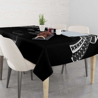 New Zealand Rugby Tablecloth Aotearoa Armour Blacks Silver Ferns - Polynesian Pride