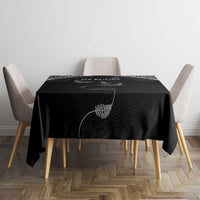 New Zealand Rugby Tablecloth Aotearoa Armour Blacks Silver Ferns - Polynesian Pride