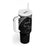 New Zealand Rugby Custom Tumbler With Handle Aotearoa Armour Blacks Silver Ferns - Polynesian Pride