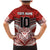 Tonga Rugby Custom Family Matching Mermaid Dress and Hawaiian Shirt Mana o Tonga-Tribal Heritage Edition Red Color - Polynesian Pride