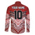 Tonga Rugby Custom Family Matching Mermaid Dress and Hawaiian Shirt Mana o Tonga-Tribal Heritage Edition Red Color - Polynesian Pride