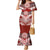 Tonga Rugby Custom Family Matching Mermaid Dress and Hawaiian Shirt Mana o Tonga-Tribal Heritage Edition Red Color - Polynesian Pride