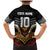 Tonga Rugby Custom Family Matching Mermaid Dress and Hawaiian Shirt Mana o Tonga-Tribal Heritage Edition Black Color - Polynesian Pride