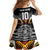 Tonga Rugby Custom Family Matching Mermaid Dress and Hawaiian Shirt Mana o Tonga-Tribal Heritage Edition Black Color - Polynesian Pride