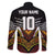 Tonga Rugby Custom Family Matching Mermaid Dress and Hawaiian Shirt Mana o Tonga-Tribal Heritage Edition Black Color - Polynesian Pride