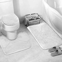 Tonga White Sunday Bathroom Set Tongan Tribal Heritage Tattoos - Polynesian Pride