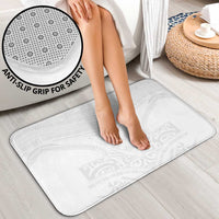 Tonga White Sunday Bathroom Set Tongan Tribal Heritage Tattoos - Polynesian Pride